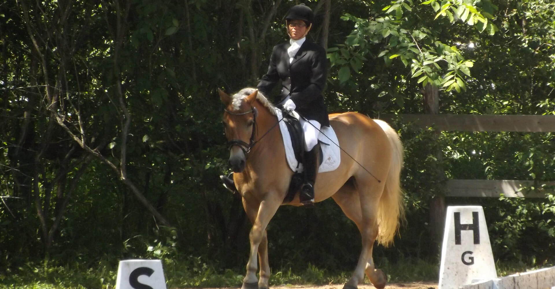 Carolyn Rathwell during show at Preston Rosedale Farm